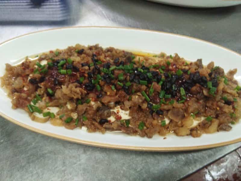 香乾蒸油渣