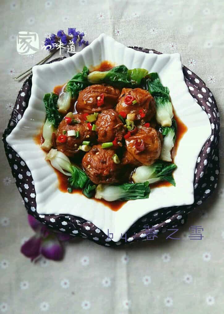 醬汁麵筋包肉