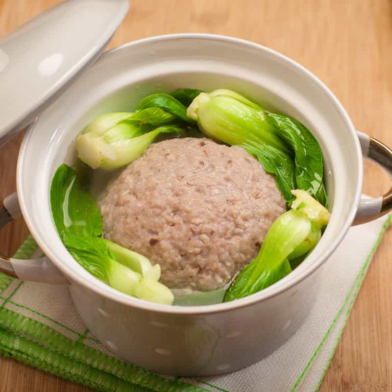 清蒸獅子頭