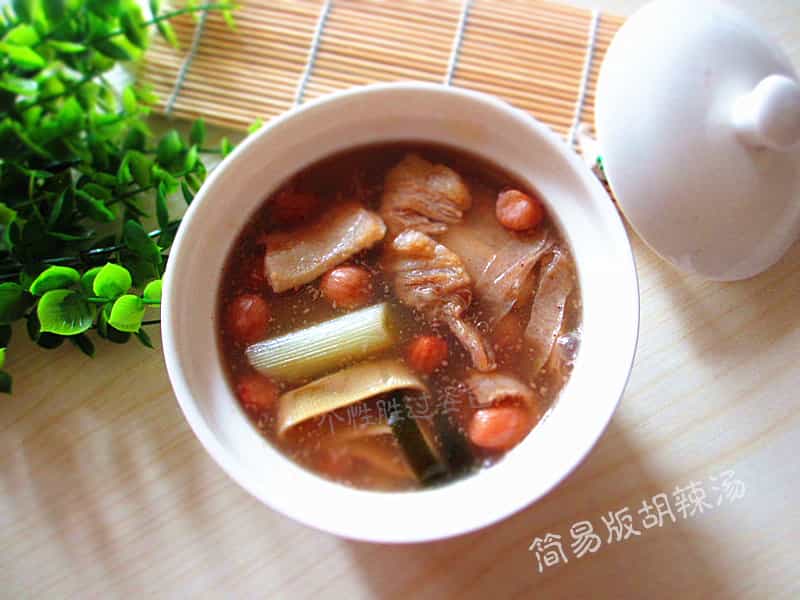 簡易版豬肉辣湯