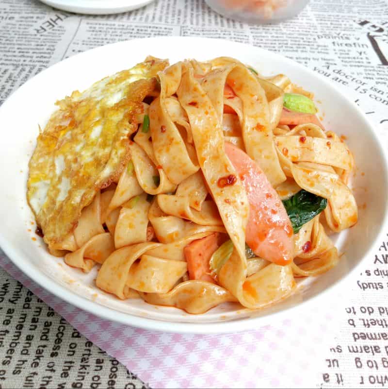 簡易油潑面