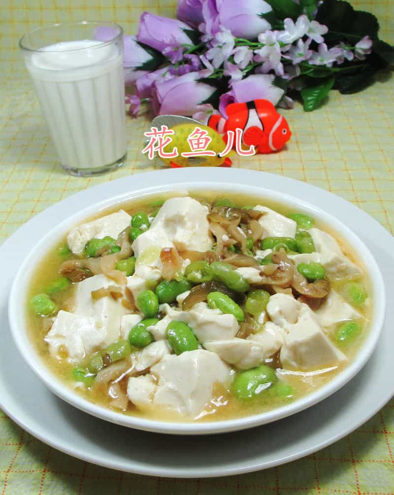 榨菜絲毛豆豆腐