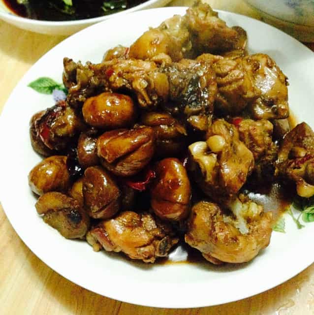 板栗雞塊自製
