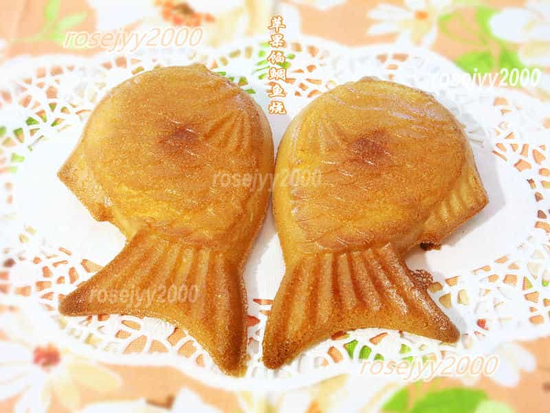 蘋果餡鯛魚燒