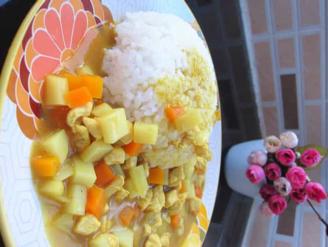 黃金咖哩雞肉飯