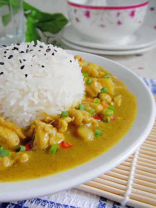 印度咖哩雞丁飯