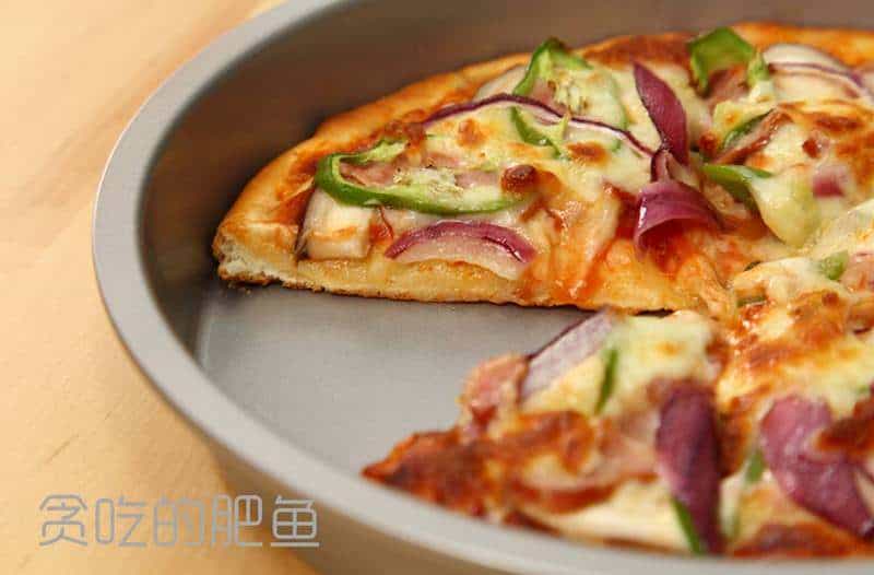 美味香菇培根披薩