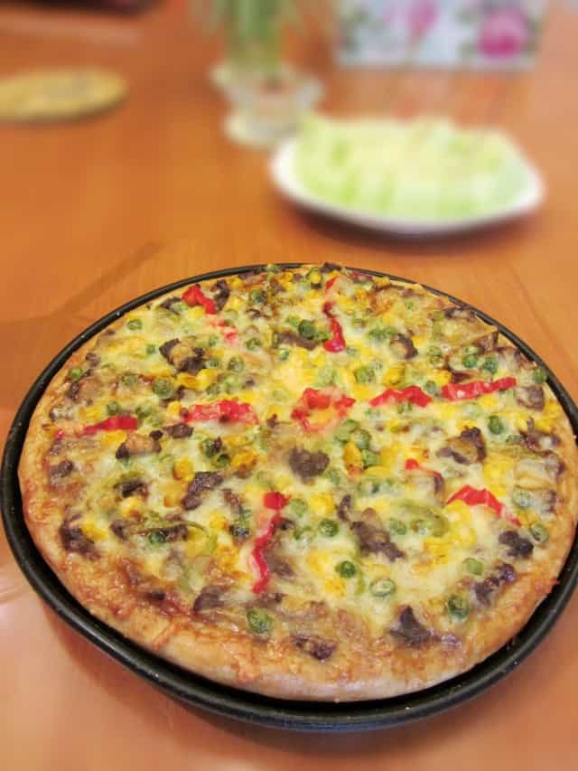 牛肉薄底披薩