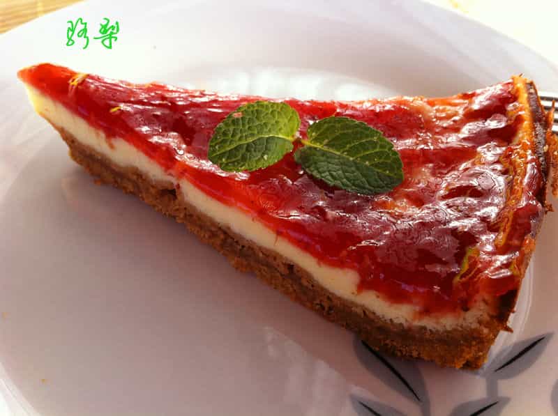 草莓醬起司蛋糕