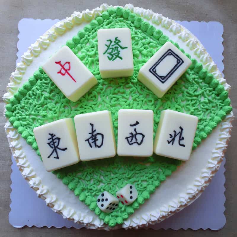 巧克力麻將蛋糕