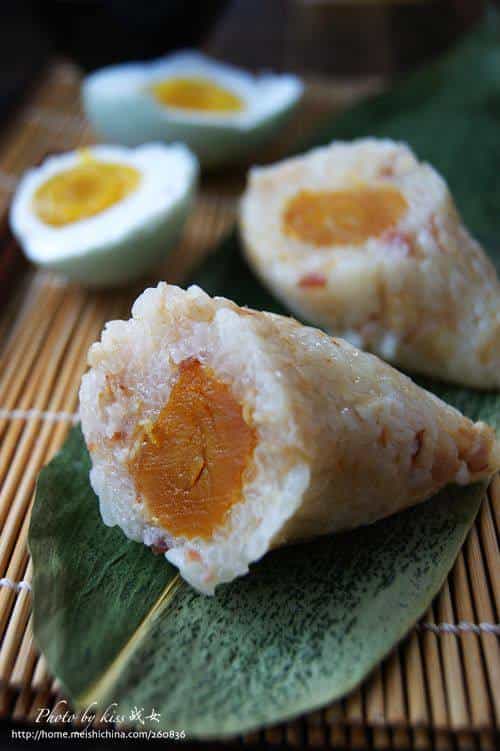 燕麥蛋黃粽