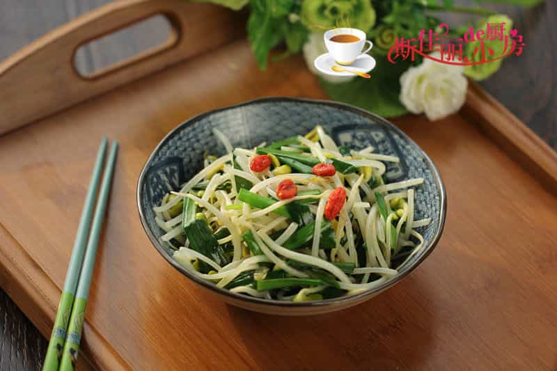 韭菜炒黃豆芽