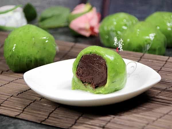 豆沙青團