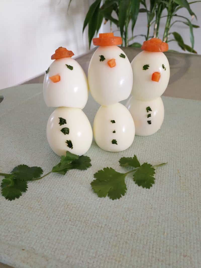 雞蛋版聖誕雪人