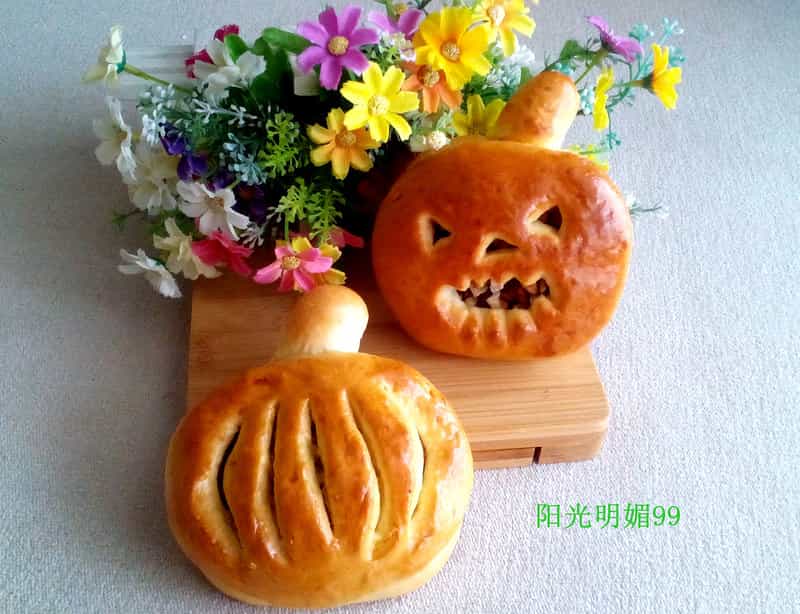 萬聖節南瓜麵包