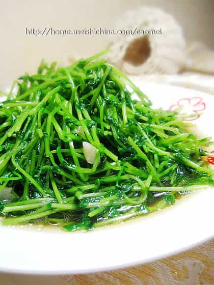 上湯豌豆苗