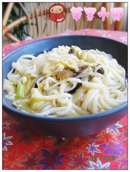 黃花菜鮮蛤打滷麵