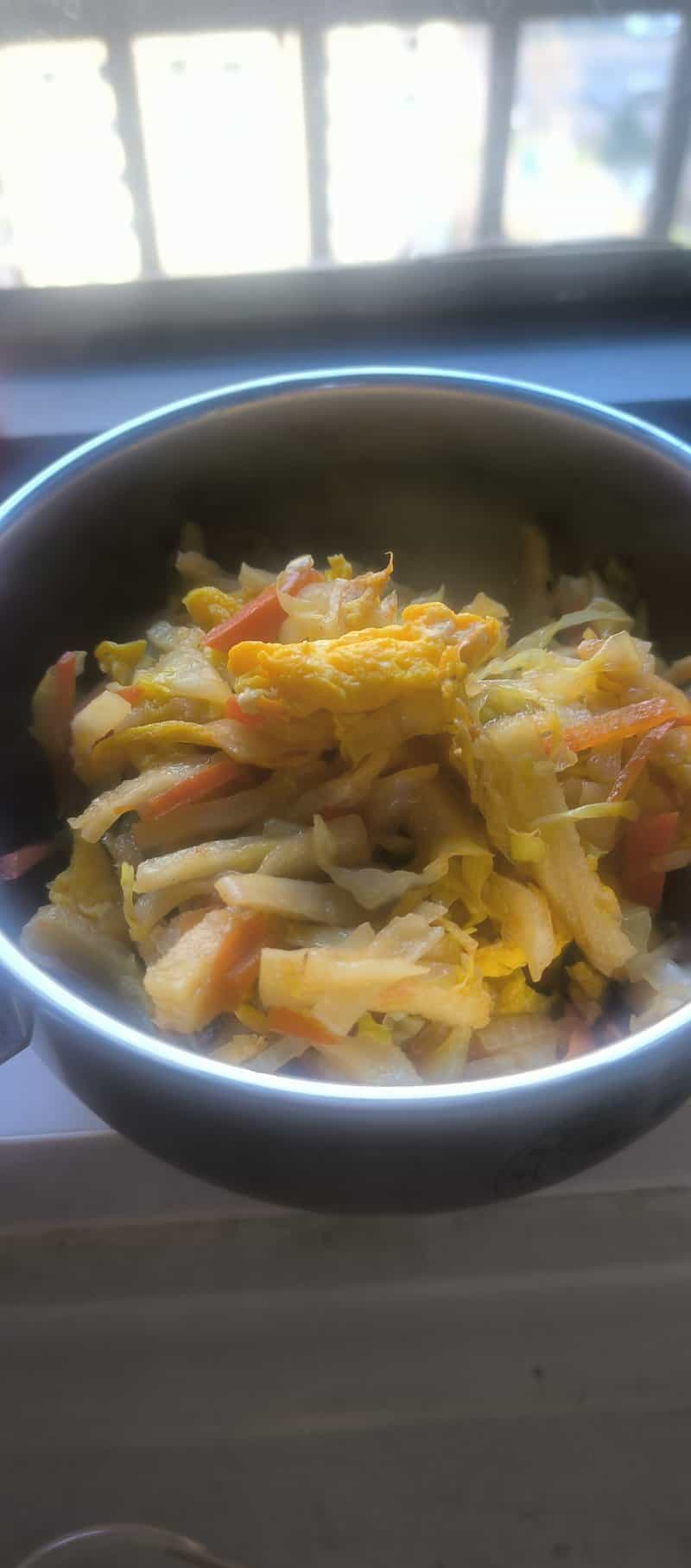 洋白菜蛋炒餅