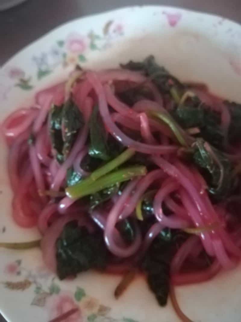 涼拌莧菜粉條