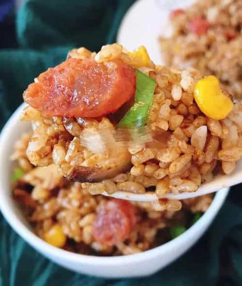 臘腸洋蔥烤飯