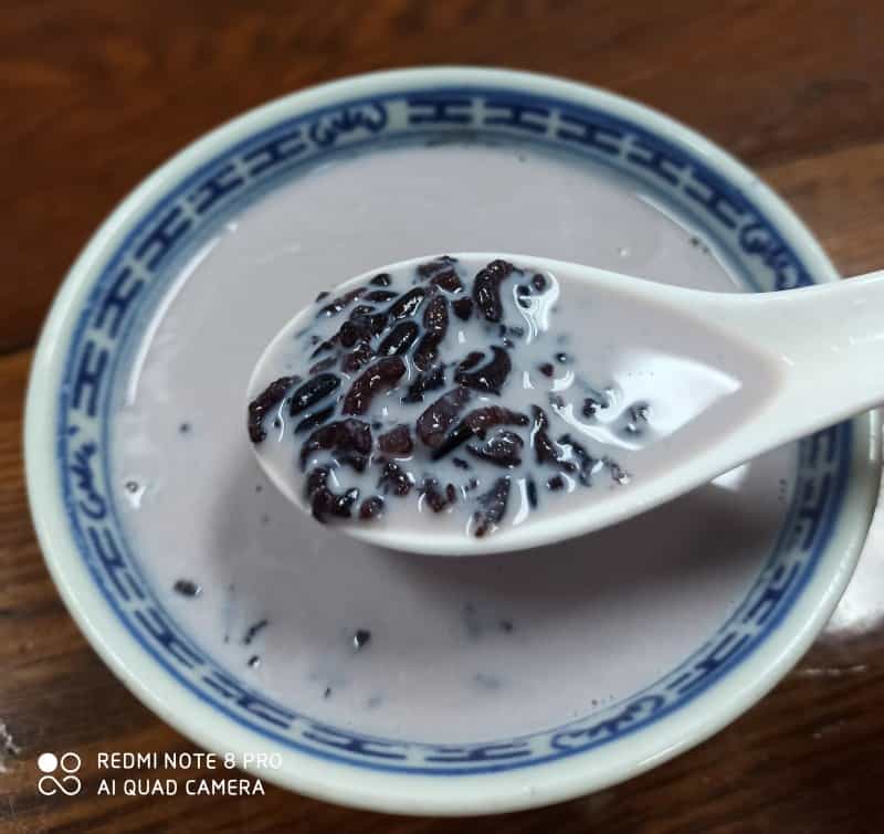 紫米牛奶羹