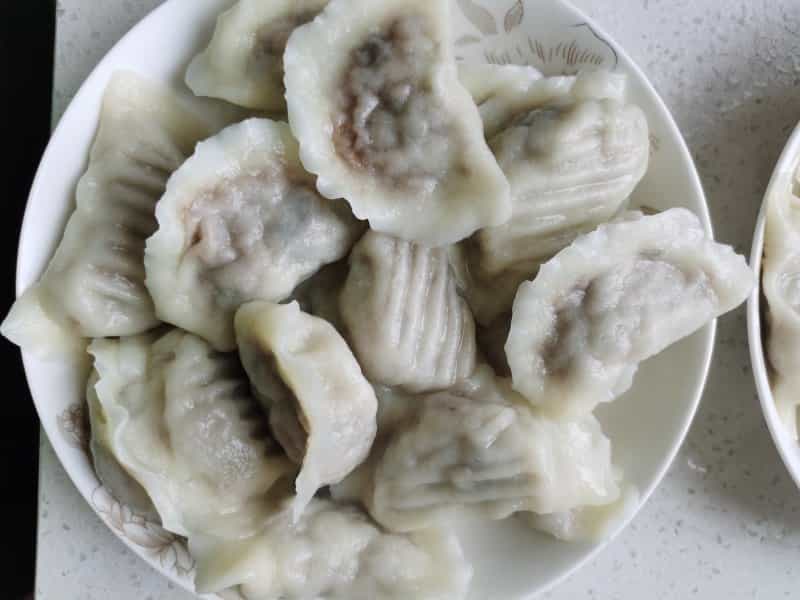 茄子餡餃子