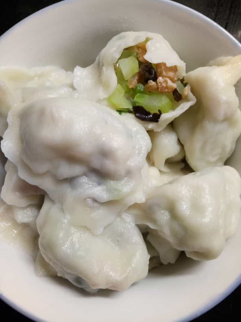 芹菜豆腐素水餃