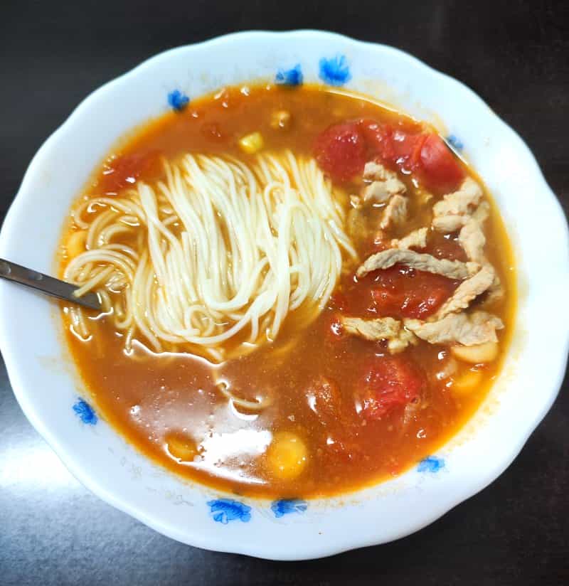 番茄肉絲麵