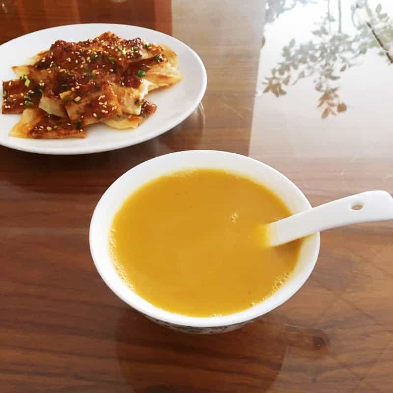 南瓜紅棗豆漿