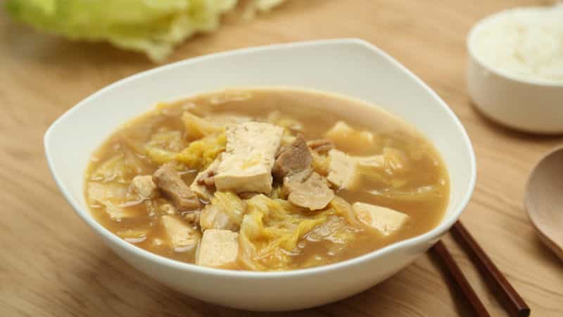 高麗菜燉豆腐