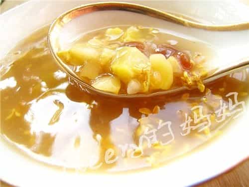 桂花栗子羹