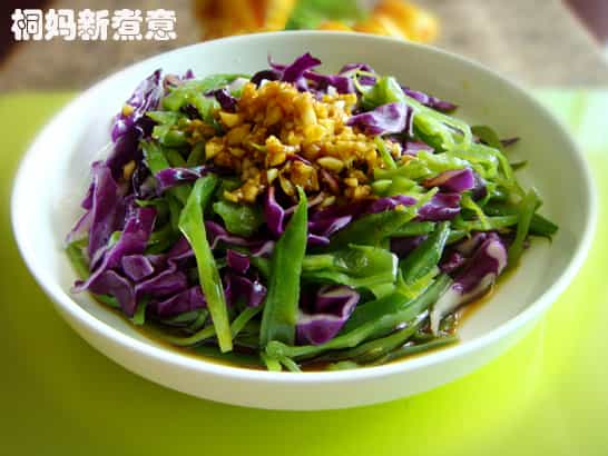 涼拌甘藍扁豆絲