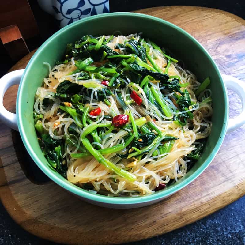 菠菜拌粉絲