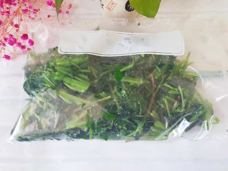 山芹菜冷凍保存