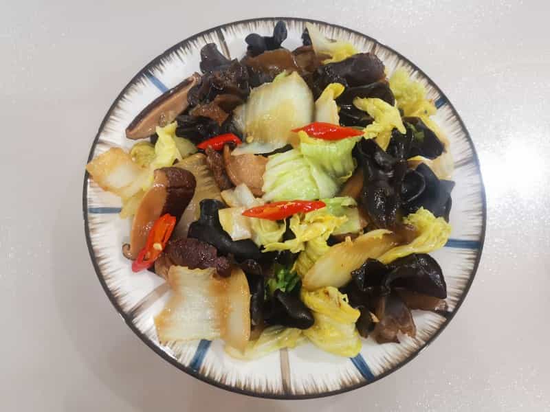 香菇木耳燒白菜
