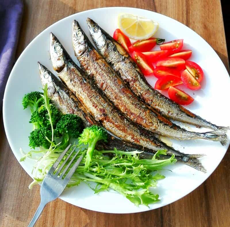 香煎秋刀魚