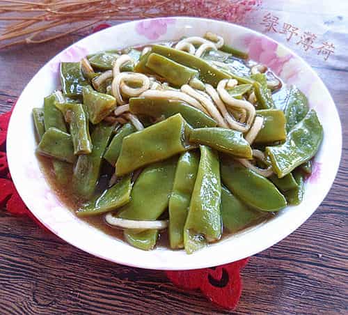 粉條燉扁豆