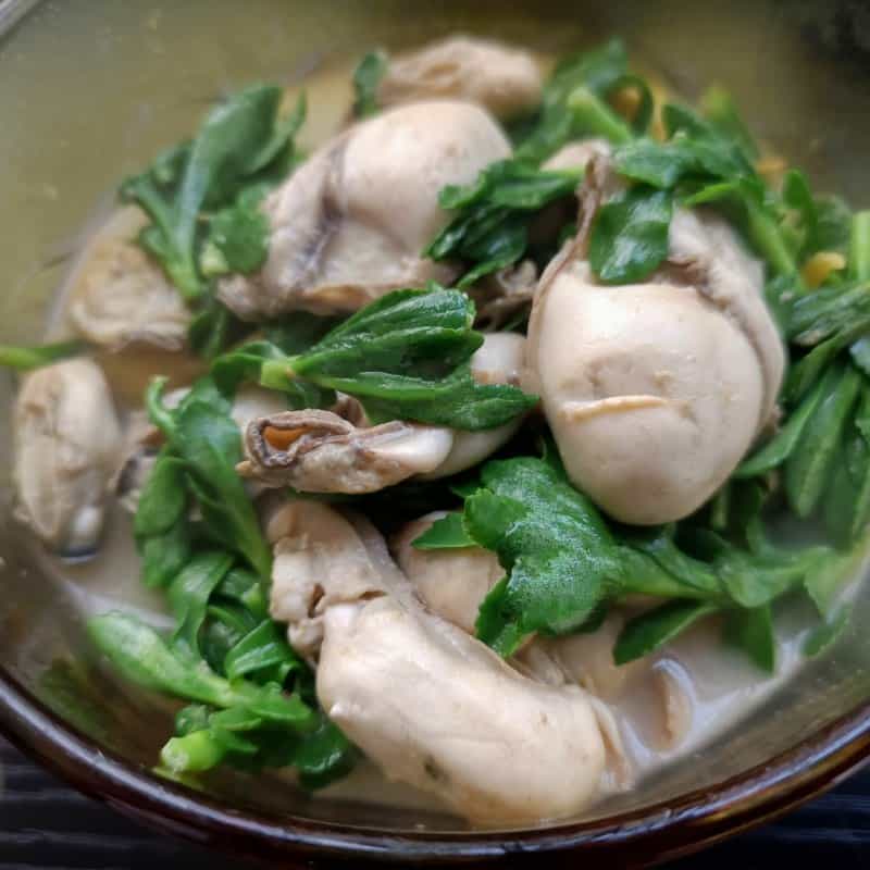 養心菜炒生蠔