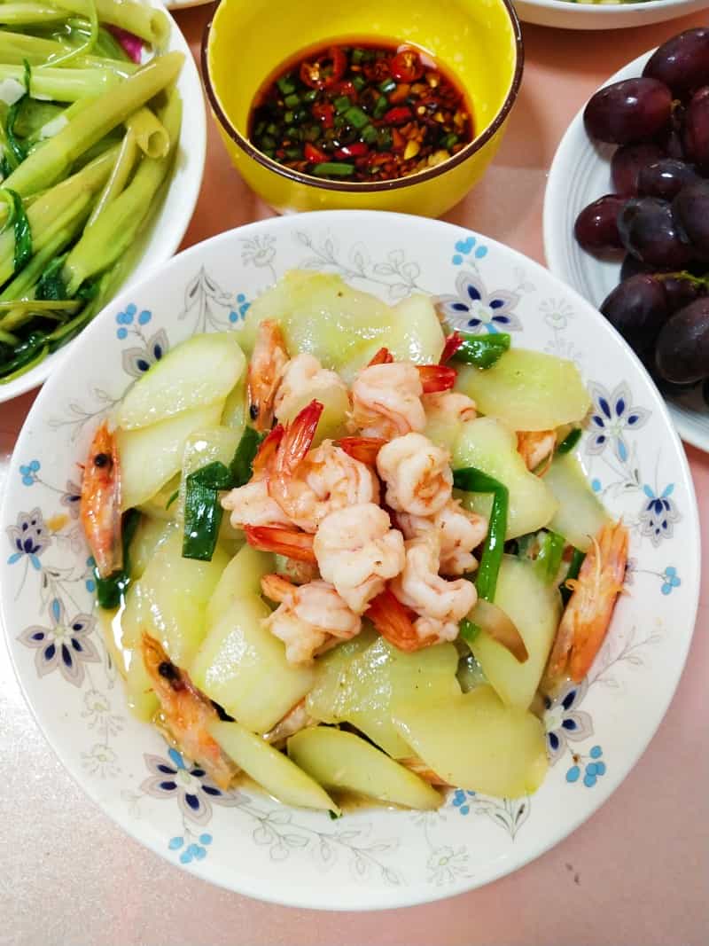 吊瓜炒蝦仁