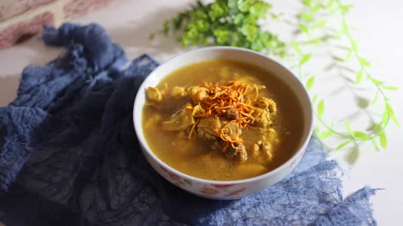 蟲草燉雞湯