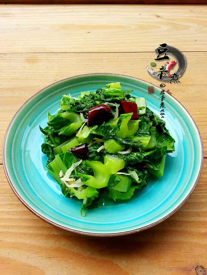 芥菜炒銀魚