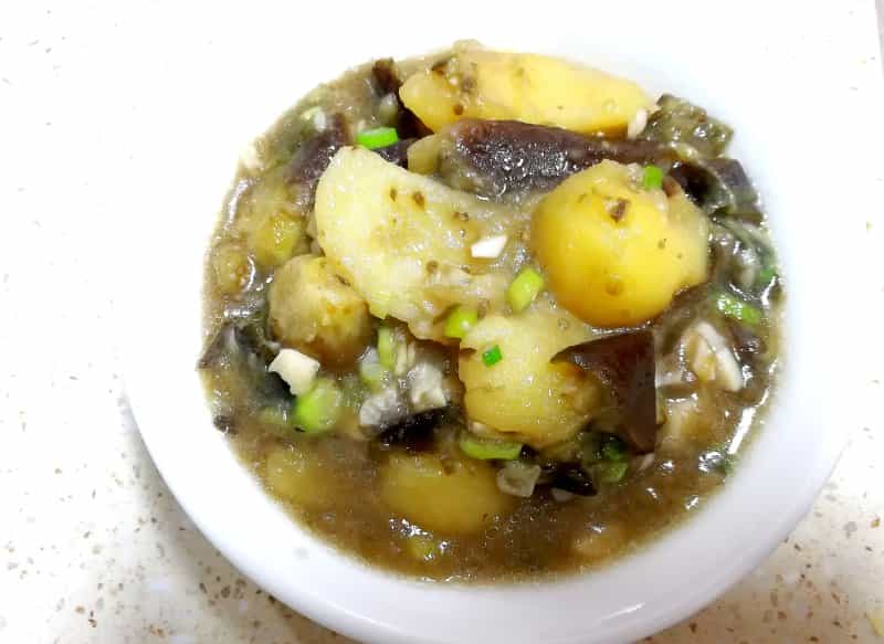 茄子燉土豆