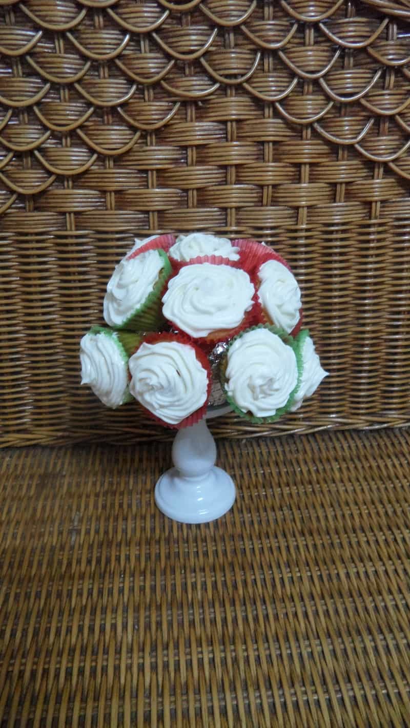 花朵杯子蛋糕
