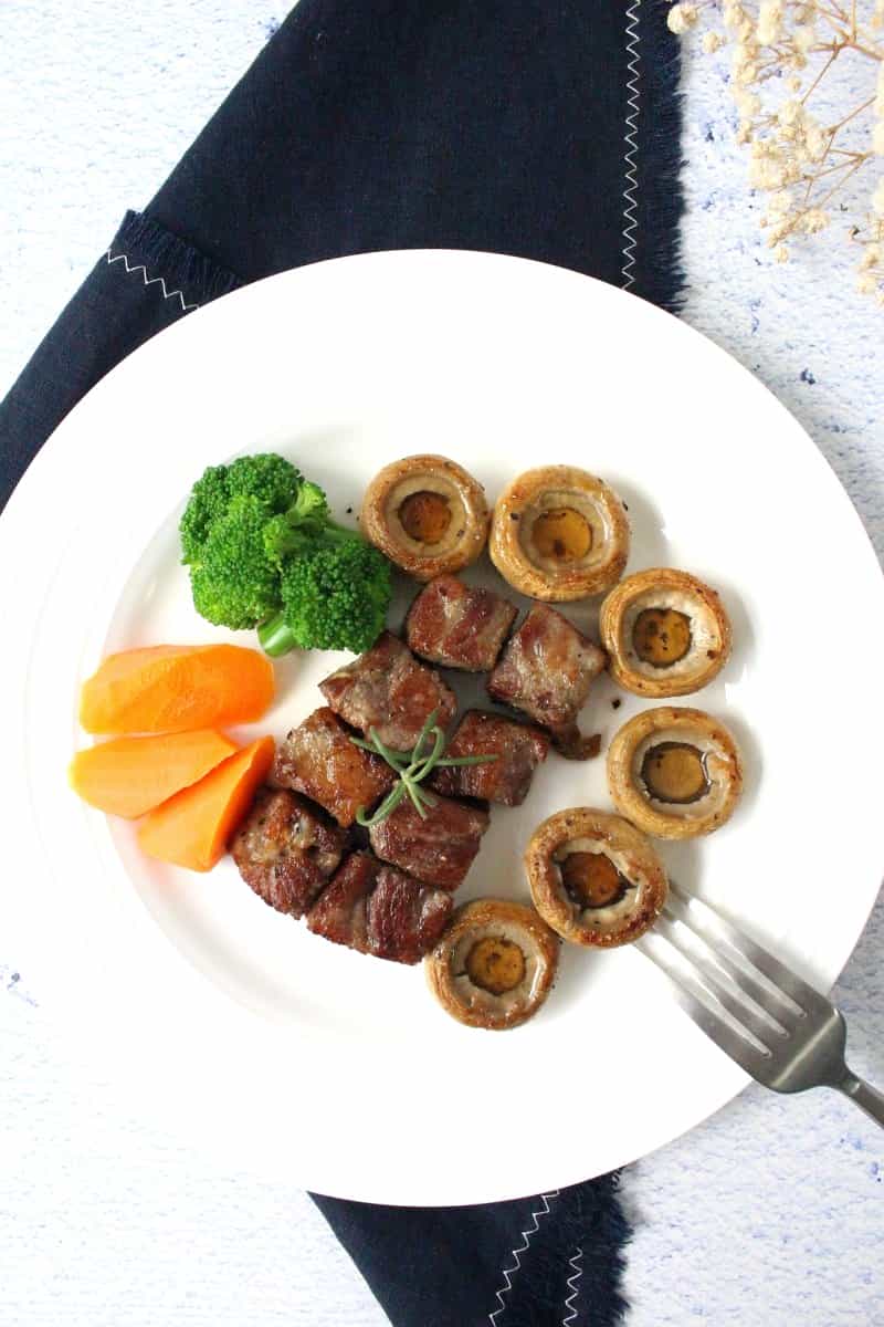 黑椒牛肉粒