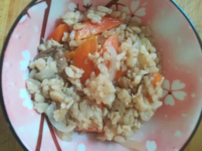 米燕麥蓋澆飯