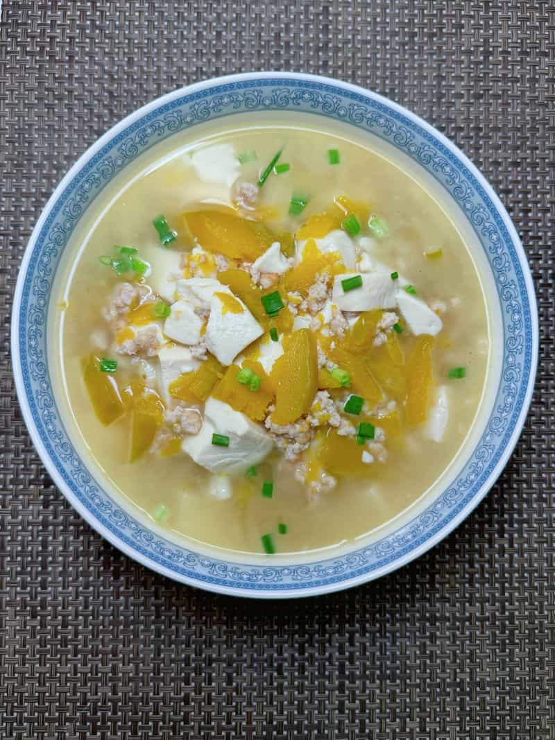 南瓜豆腐肉湯湯