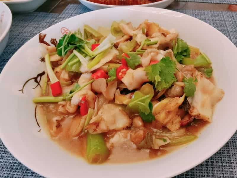 蔥爆海螺片