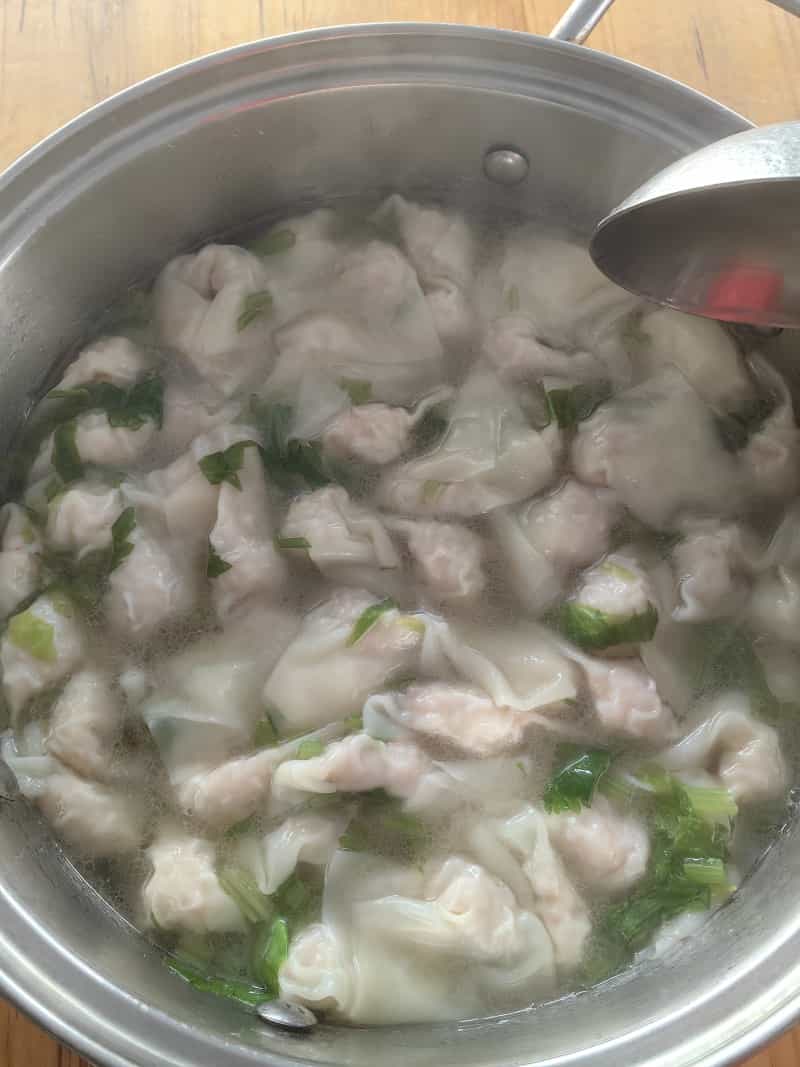 雞胸肉蝦雲吞