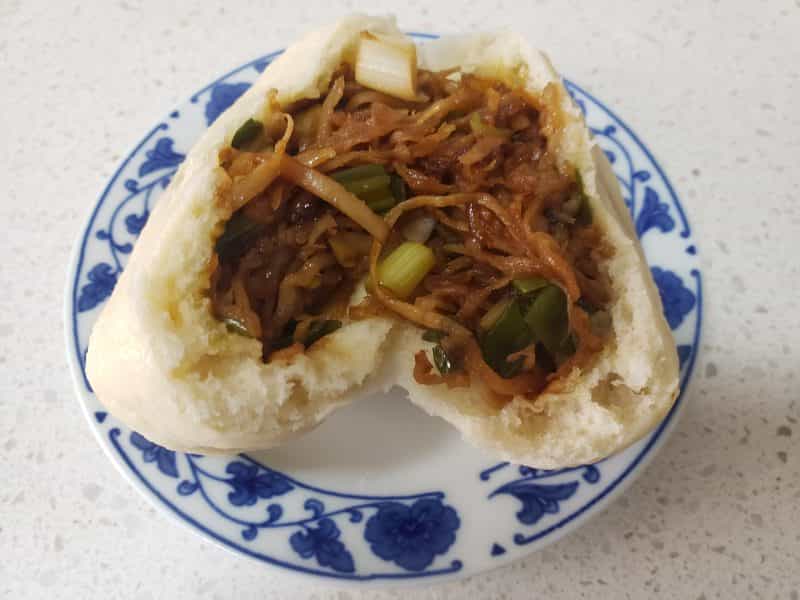 乾蘿蔔絲餡包子