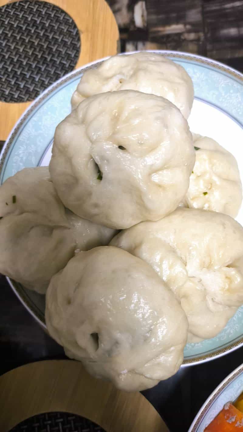 豬肉韭菜包子